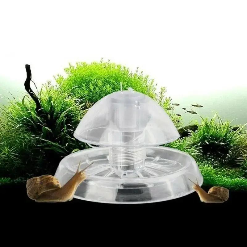 Planted Aquarium Tools - 2026 Yeni 6/8CM Şeffaf Plastik Salyangoz