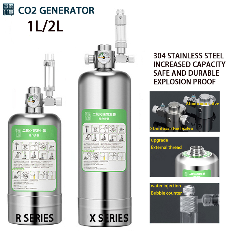 Planted Aquarium Co2 Kit - ZRDR Akvaryum CO2 Jeneratör Sistem Kiti