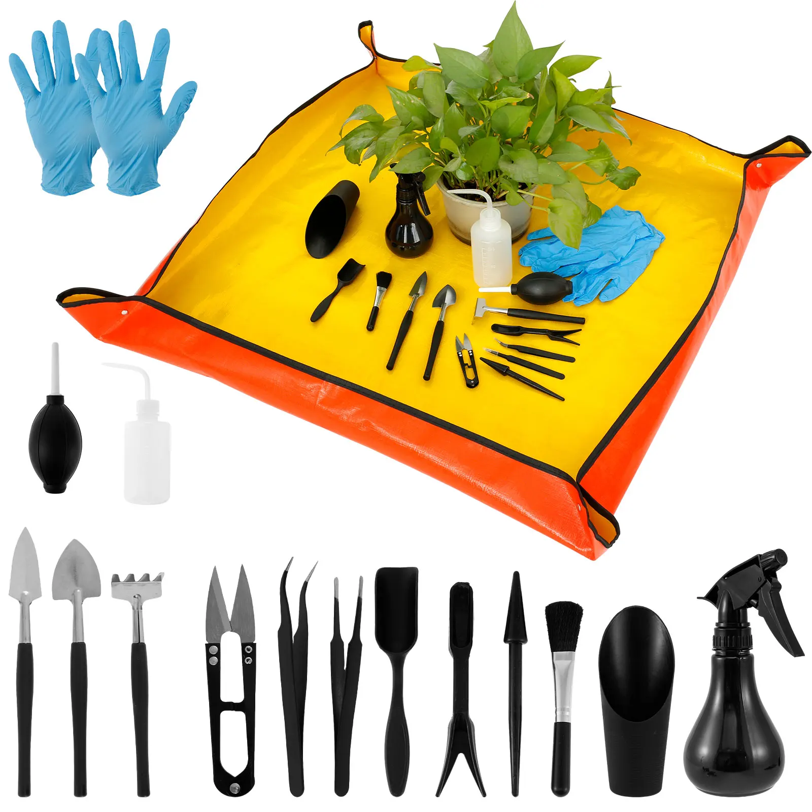 Planted Aquarium Tools - 13/16 adet bahçe etli bitkiler araçları