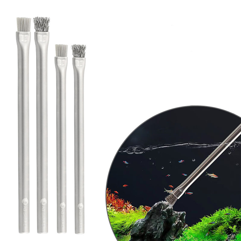 Planted Aquarium Tools - Aquapro Yosun Fırçası Temizleme Fırçası Balık