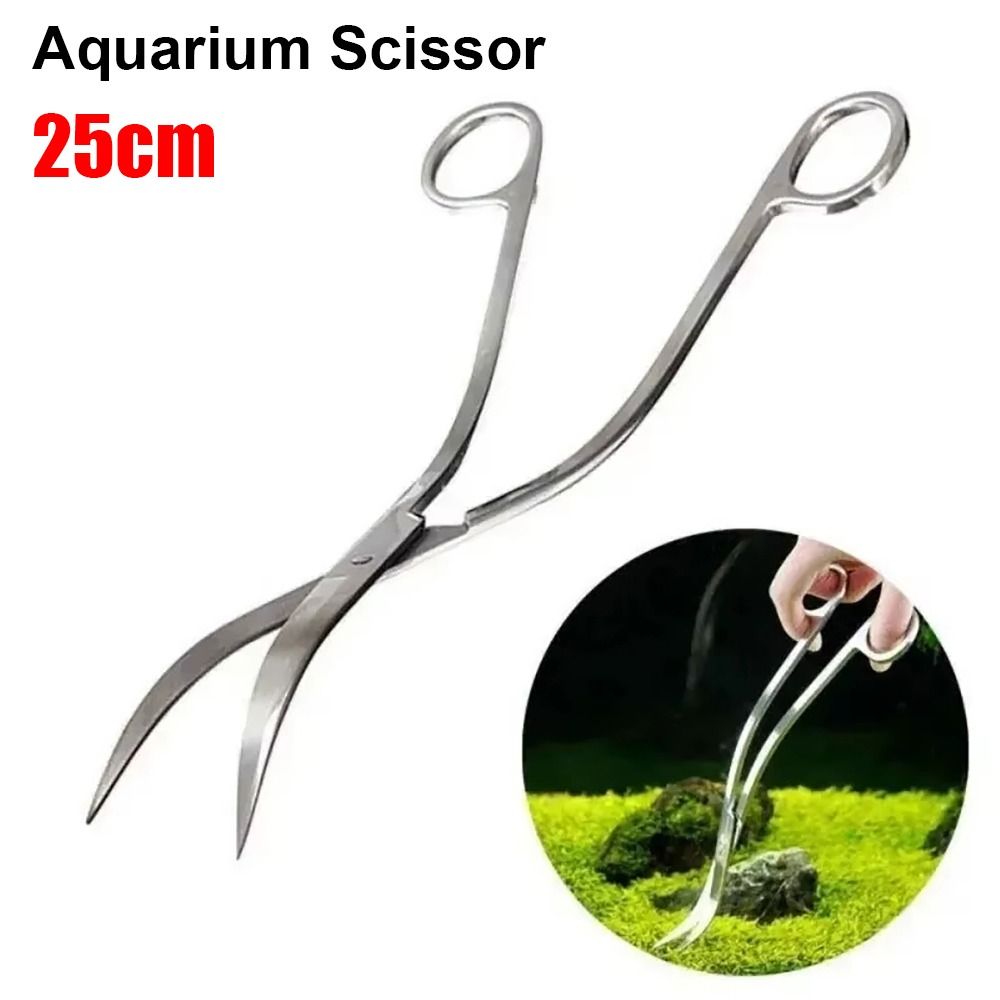 Planted Aquarium Tools - 1 adet Paslanmaz Çelik Akvaryum Makas