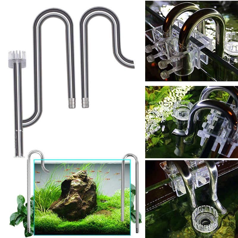 Aquarium Planted Filter - Yeni balık tankı zambak boru paslanmaz