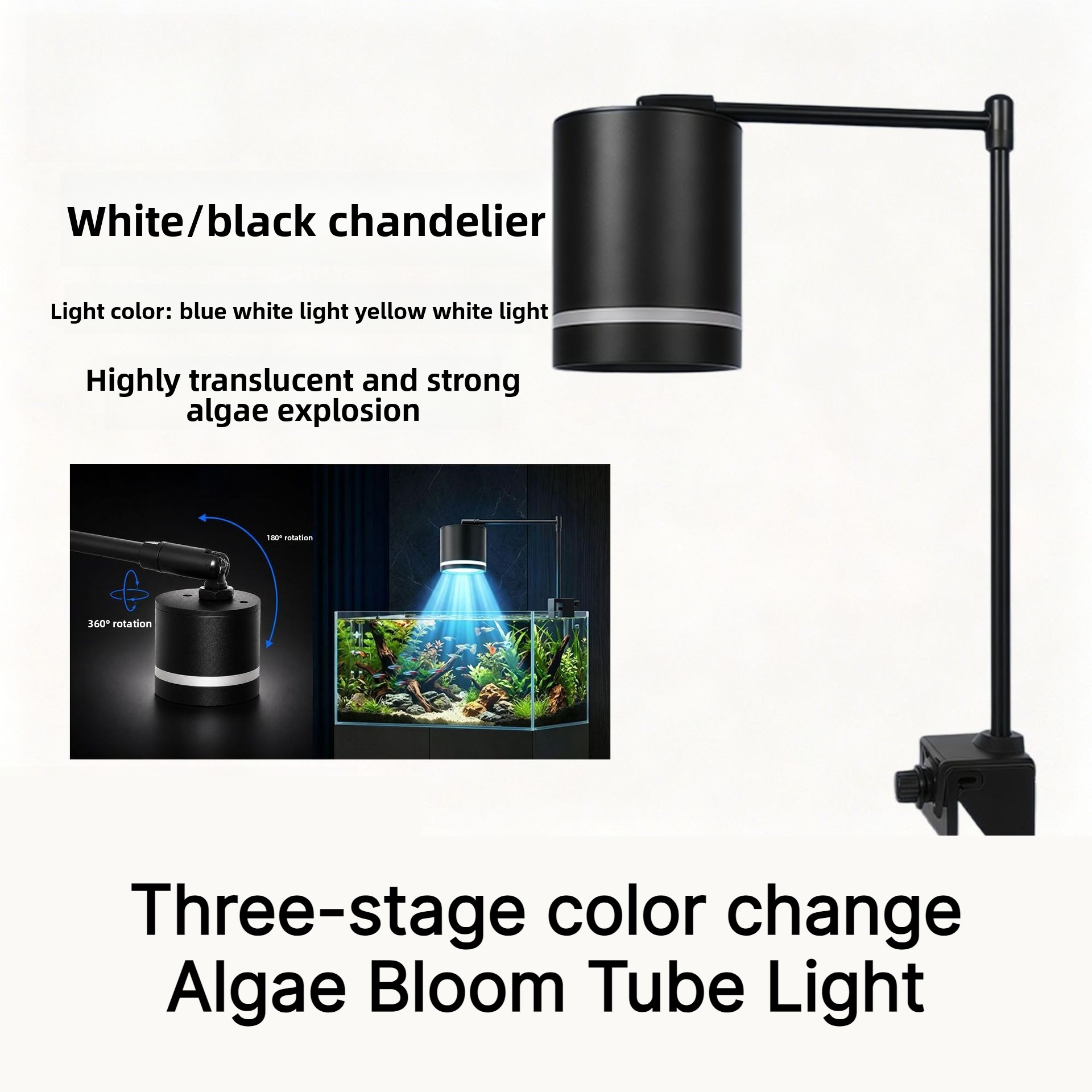 Planted Aquarium Pendant Light - LED Akvaryum Sarkıt Spot Işığı, Biyotop