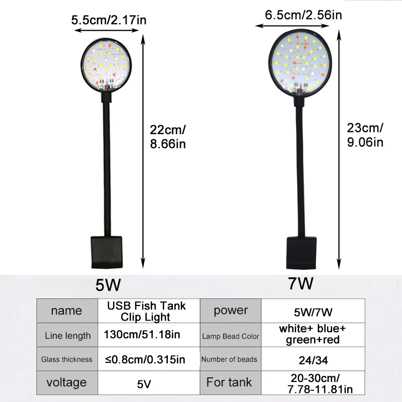 USB Akvaryum LED Lambası Balık - Planted Aquarium Pendant Light incelemesi ve fiyatı