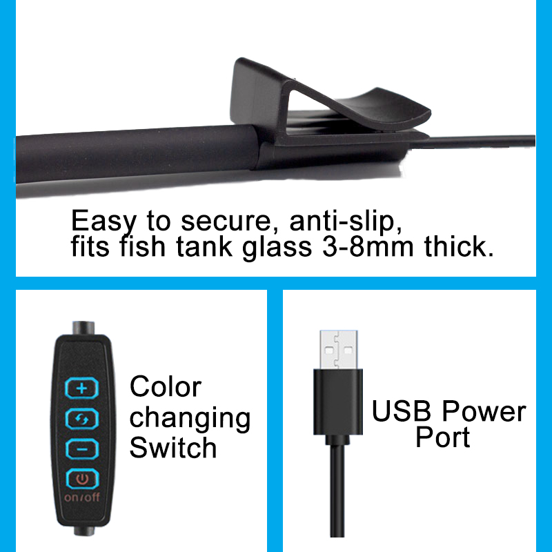 USB Akvaryum LED Lambası Balık - Planted Aquarium Pendant Light incelemesi ve fiyatı