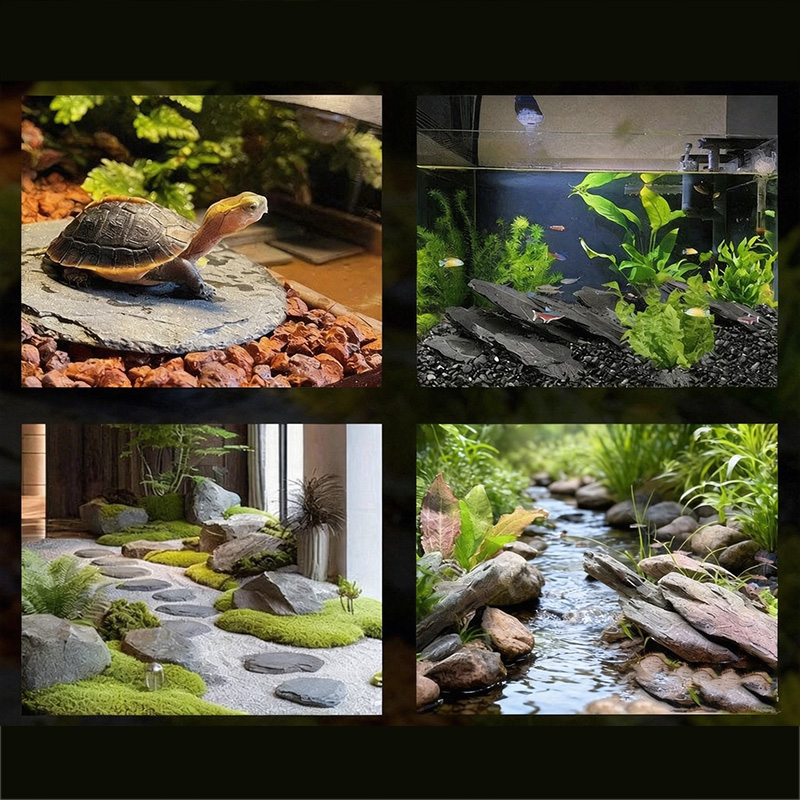 500g/1000g Akvaryum Kayrak Taş - Planted Aquarium Hardscape incelemesi ve fiyatı
