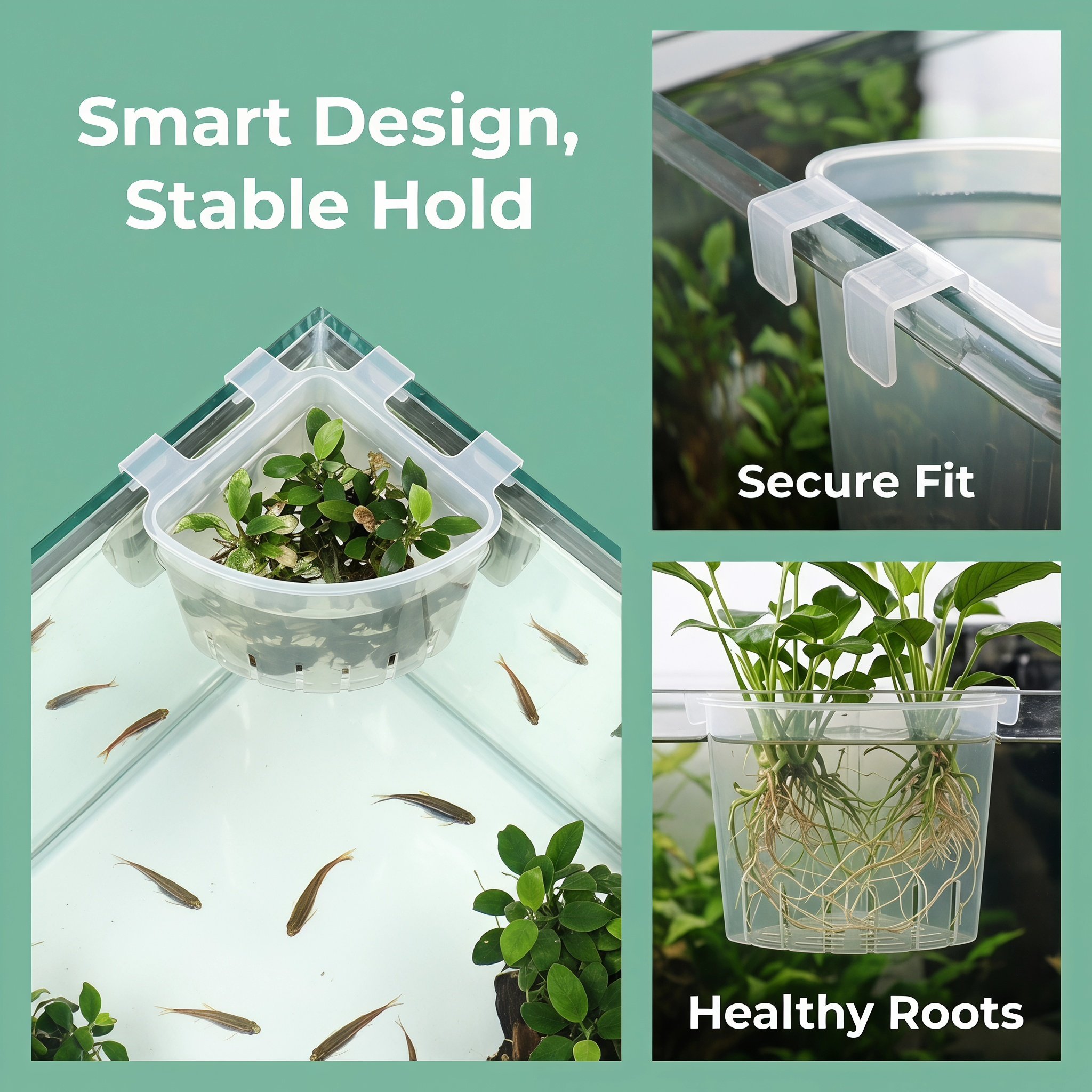 4 Adet Akvaryum Asılı Köşe Bit - Aquarium Planted Tank incelemesi ve fiyatı